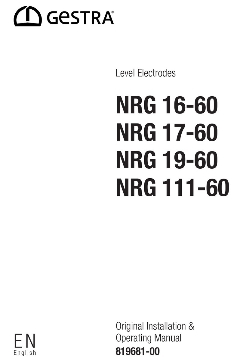 GESTRA NRG 16-60 Installation & operating manual