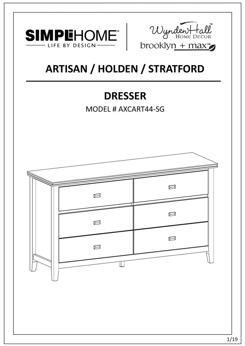 Simpli Home WyndenHall Brooklyn + max ARTISAN... Assembly manual Simpli Home WyndenHall Brooklyn + max ARTISAN... Assembly manual