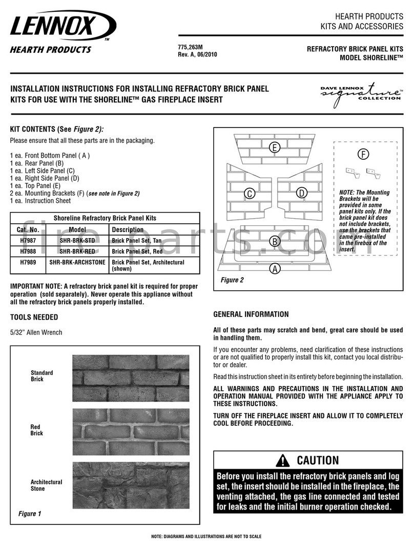 Lennox Signature Shoreline User manual