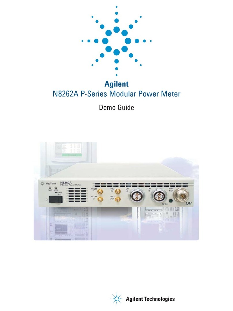Agilent Technologies N8262A P Series User manual