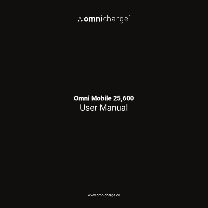 omnicharge Omni Mobile 25,600 User manual