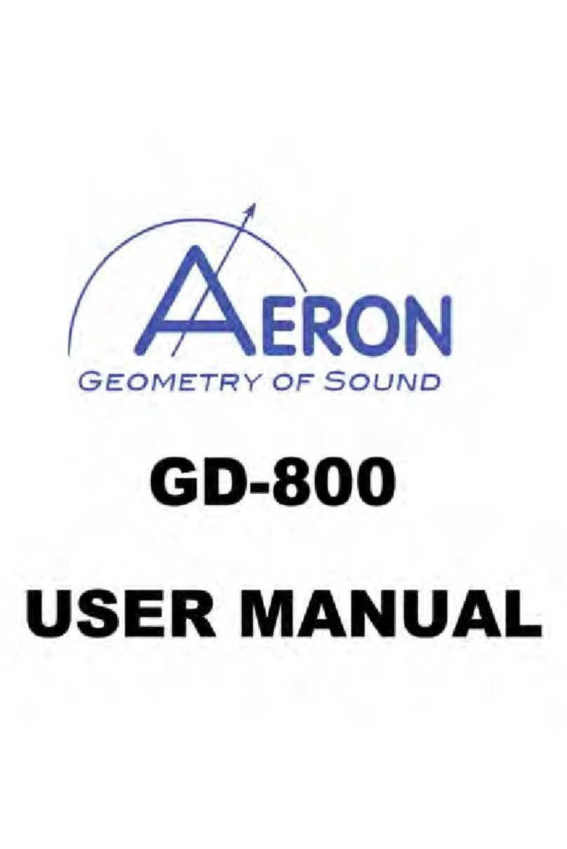 Aeron GD-800 User manual