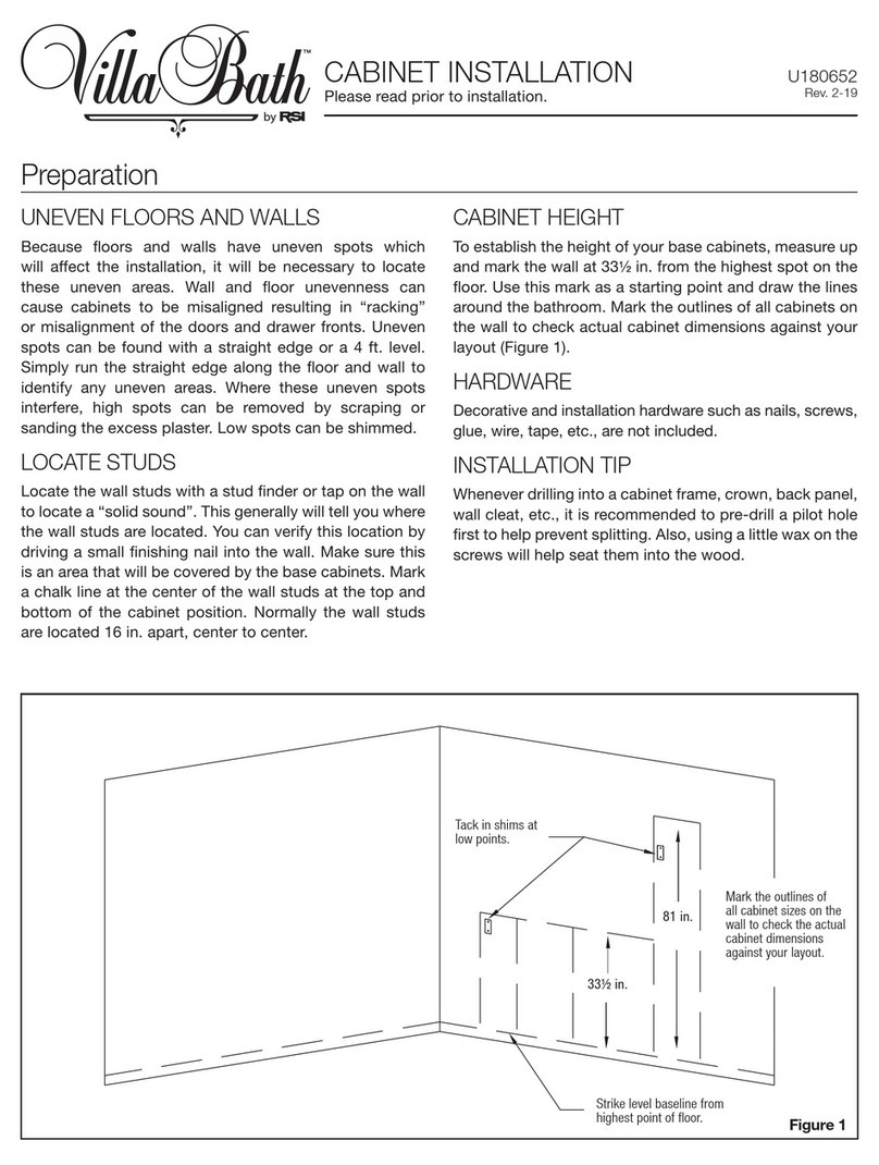 RSI Villa Bath installation instructions