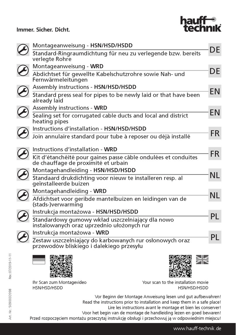 Haufftechnik HSN User manual