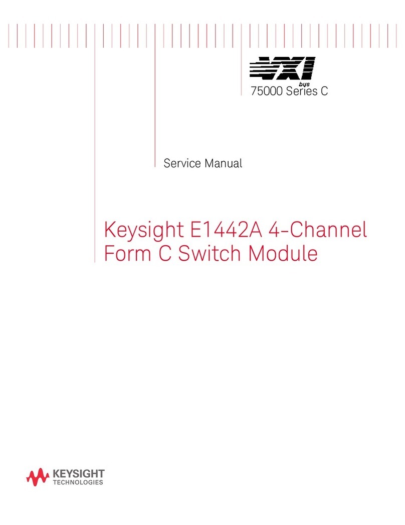Keysight E1442A User manual