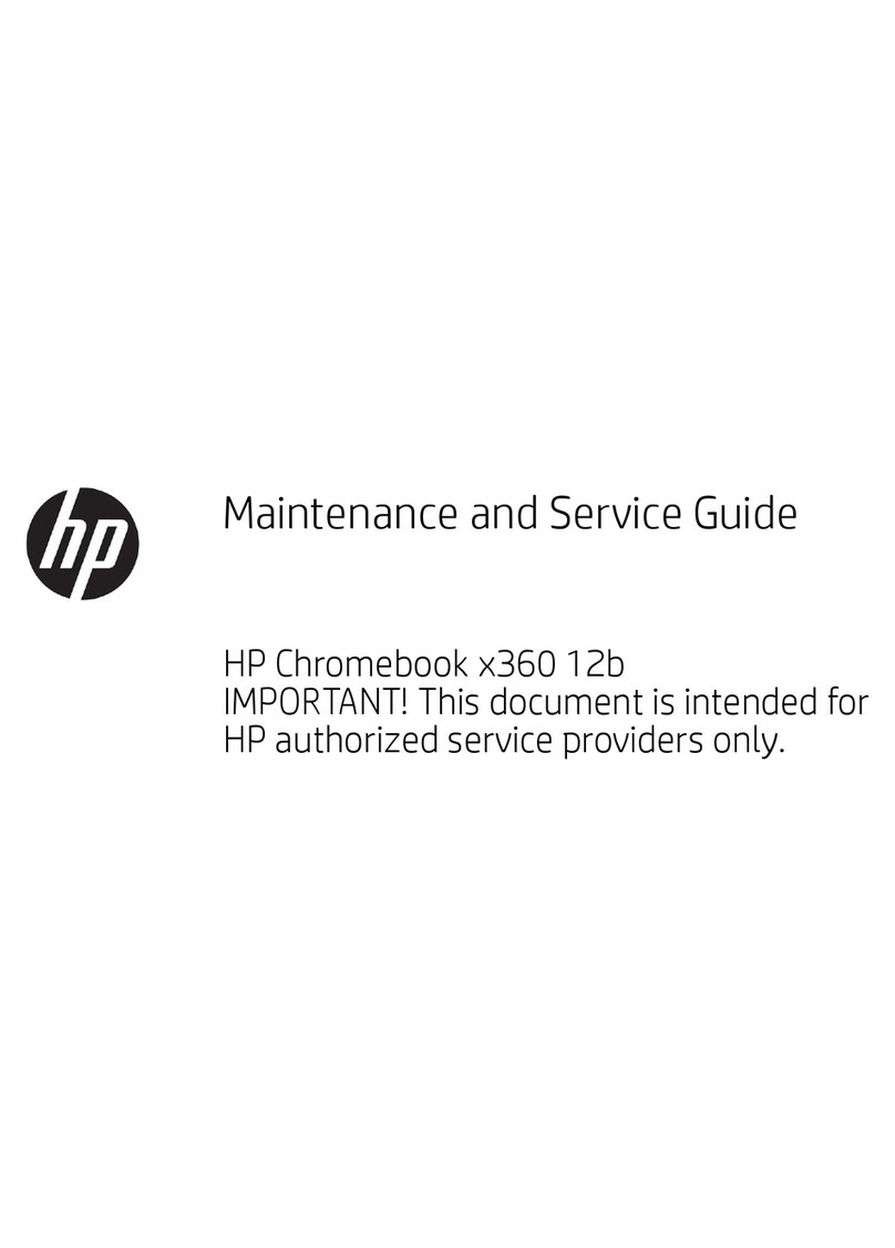 HP Chromebook x360 12b Manual
