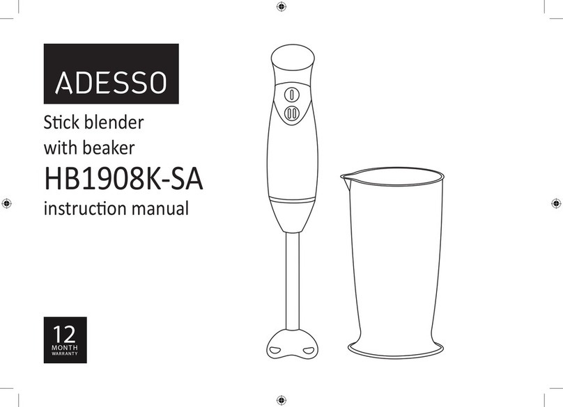 Adesso HB1908K-SA instruction manual