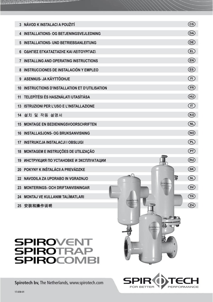 Spirotech Spirovent BA Series Wiring diagram