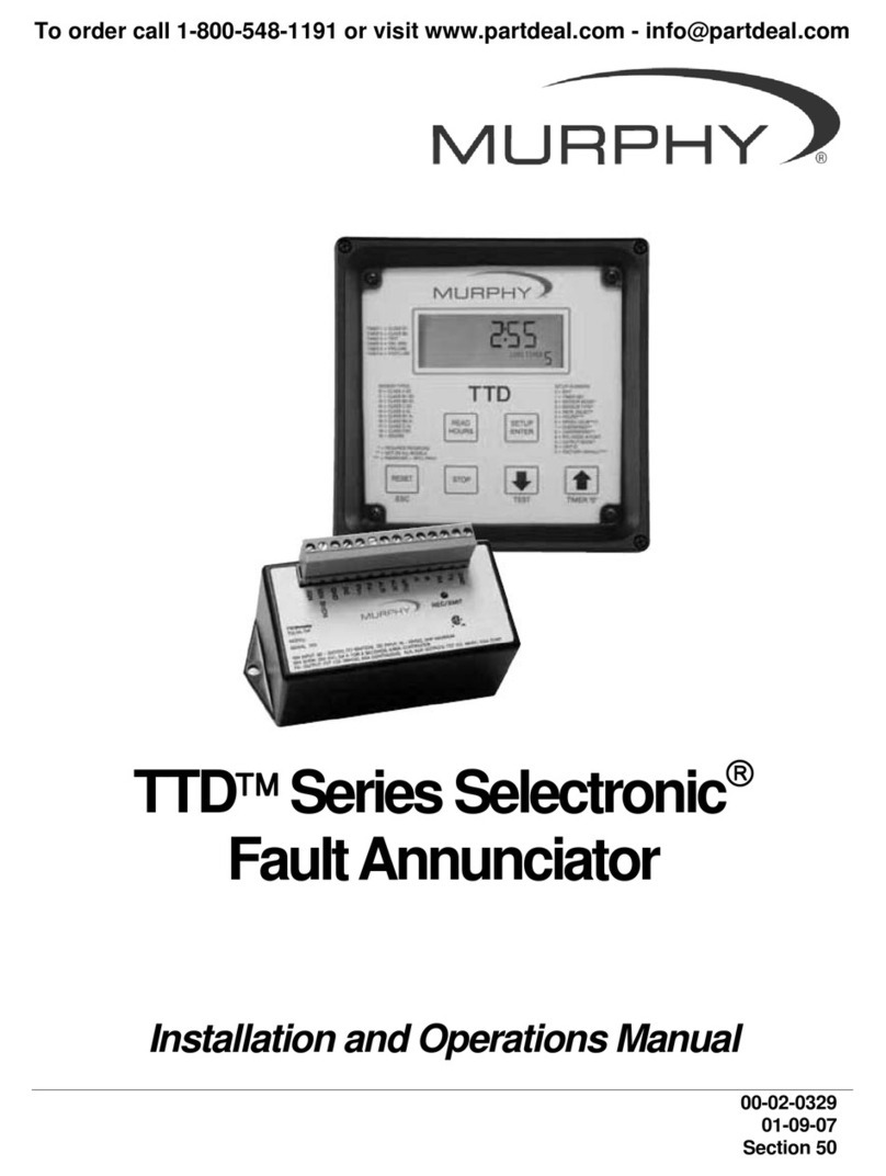Murphy Selectronic TTD Series User manual