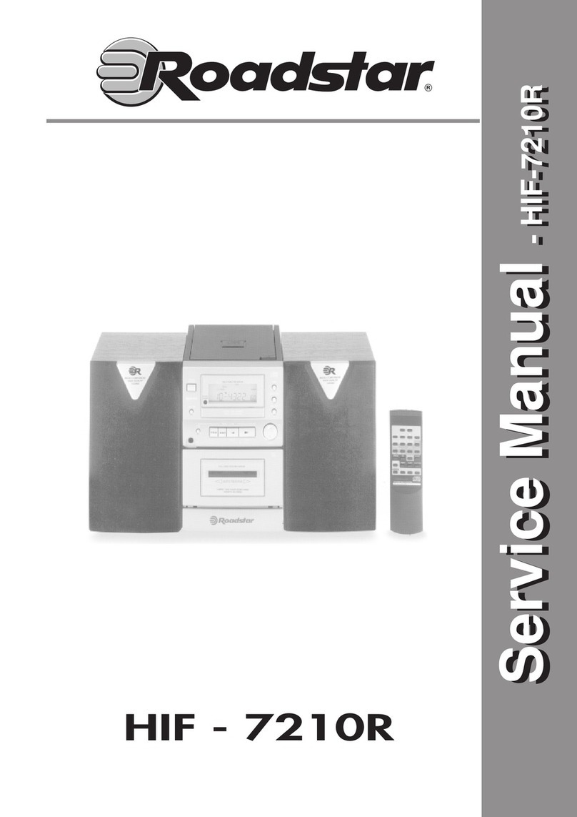 Roadstar HIF-7210R User manual