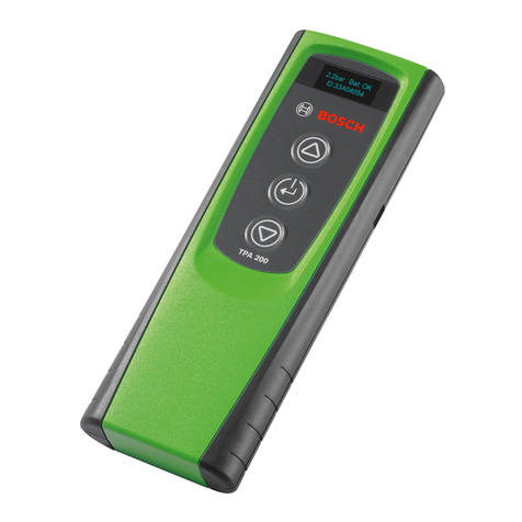 Bosch TPA 200 User manual