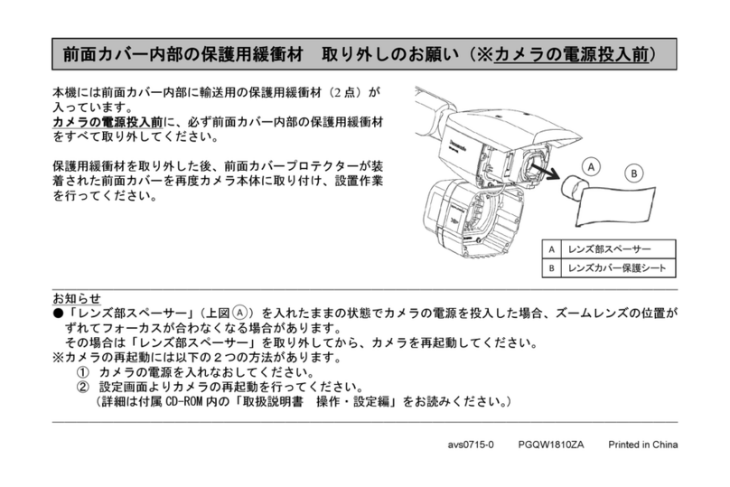 Panasonic WV-SPV781L User manual