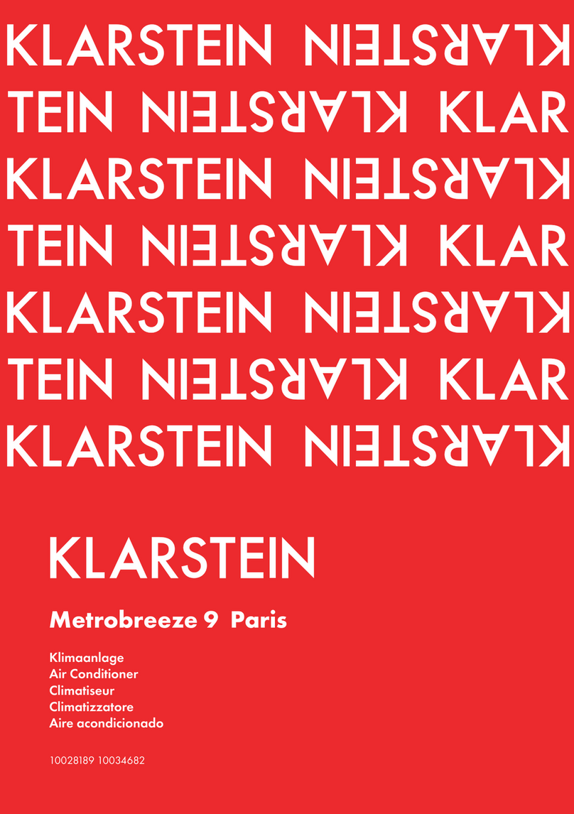 Klarstein Metrobreeze 9 Paris User manual