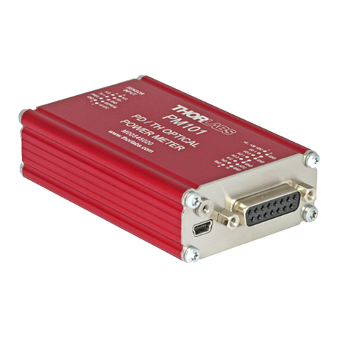 THORLABS PM101 Operation manual