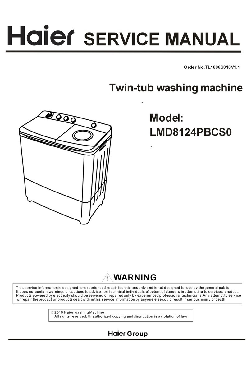 Haier LMD8124PBCS0 Service manual