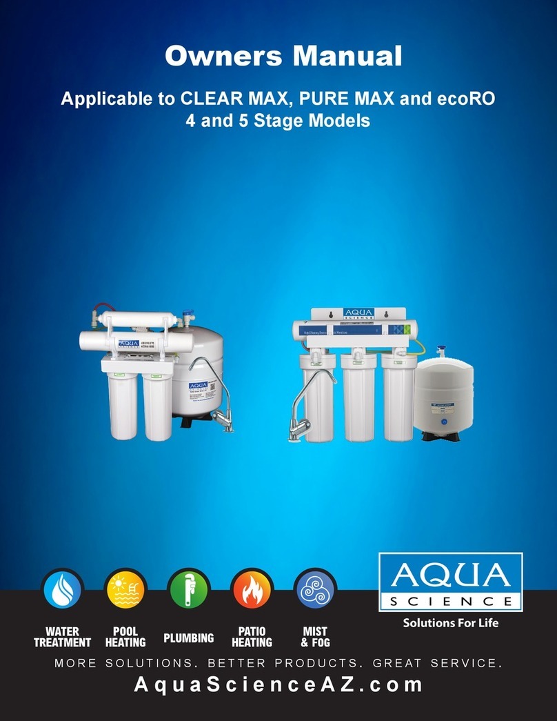 Aqua Science CLEAR MAX User manual