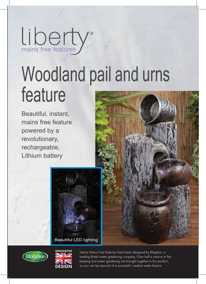 Blagdon Liberty Mains Free Woodland Pail & Urns... quick start guide Blagdon Liberty Mains Free Woodland Pail & Urns... quick start guide