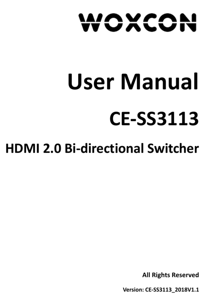 Woxcon CE-SS3113 user manual