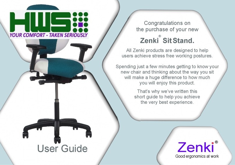 HWS Zenki Sit Stand User manual