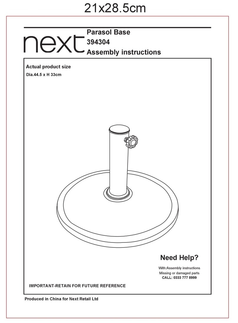 Next 394304 Assembly instructions