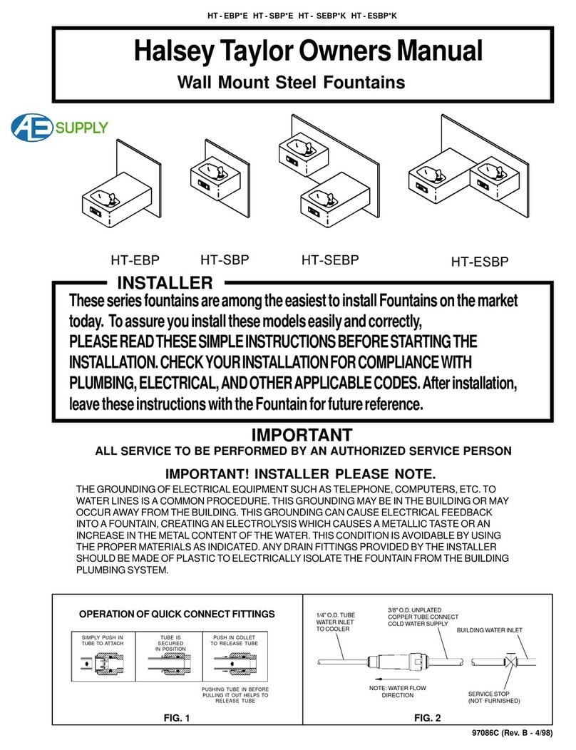 Halsey Taylor HT-EBP E Series owner's manual