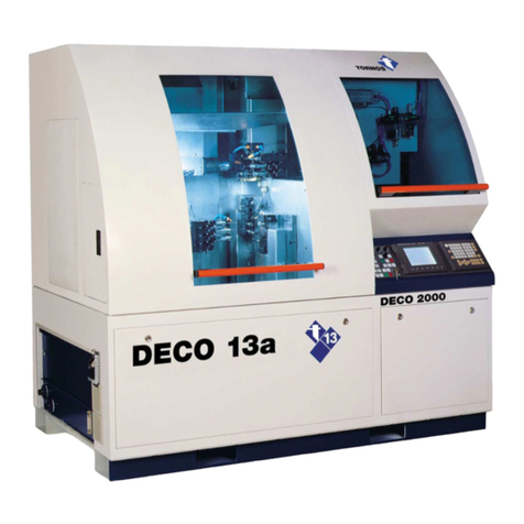 tornos DECO 13a User manual