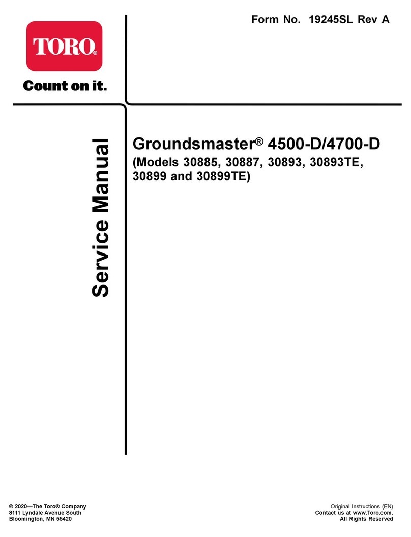 Toro Groundsmaster 4500-D User manual
