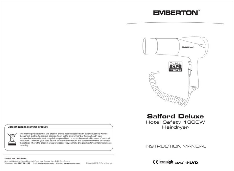 EMBERTON Salford Deluxe instruction manual