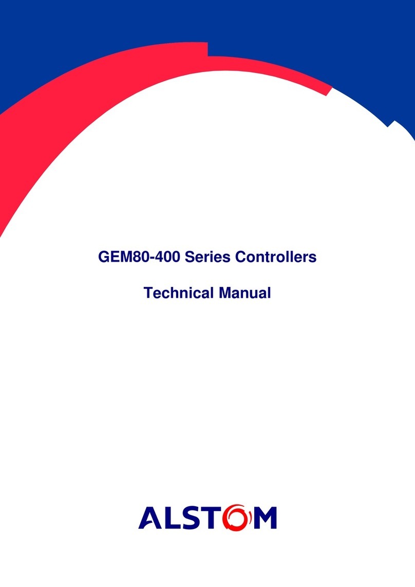 Alstom GEM80-400 Series Technical manual