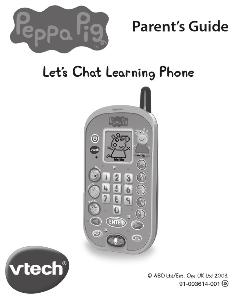 V-tech Peppa Pig Let's Chat Learning Phone Assembly Instructions