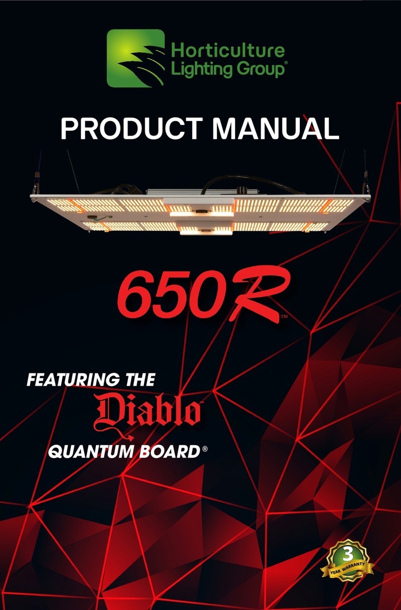 Horticulture Lighting Group Diablo QUANTUM BOARD 650R product manual