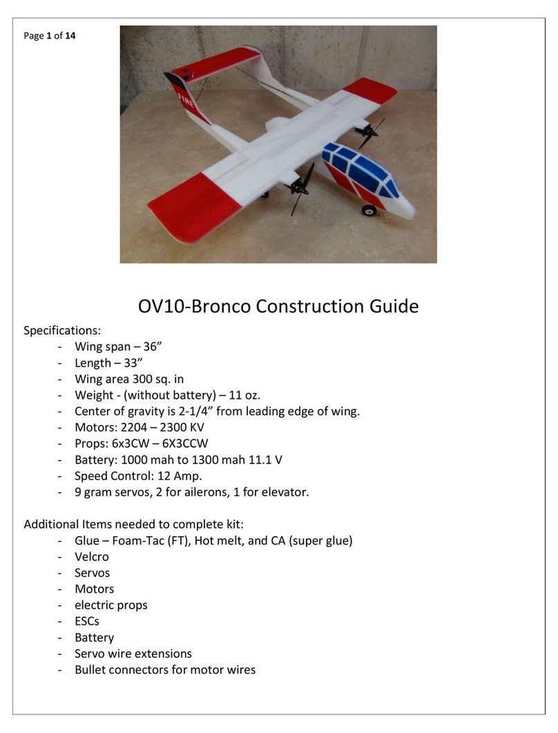 West Michigan Park Flyers OV10-Bronco Construction guide West Michigan Park Flyers OV10-Bronco Construction guide