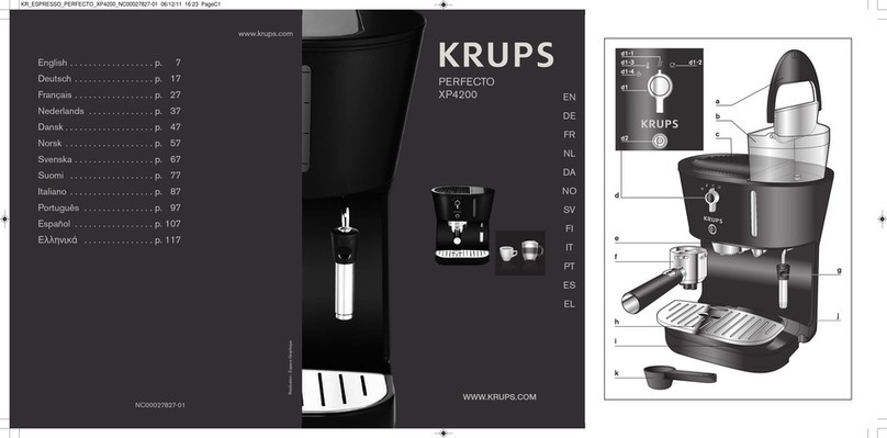 Krups PERFECTO XP4200 User manual