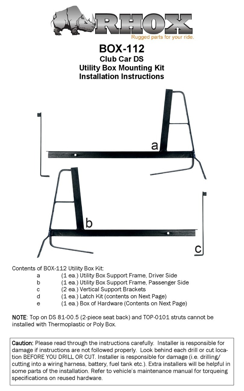 RHOX BOX-112 installation instructions