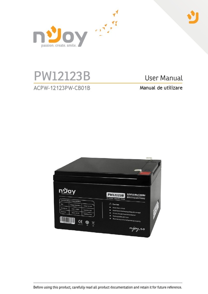 Njoy PW12123B user manual