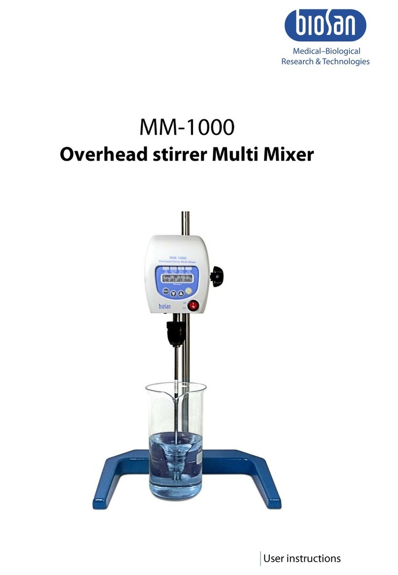 Biosan MM-1000 User instructions