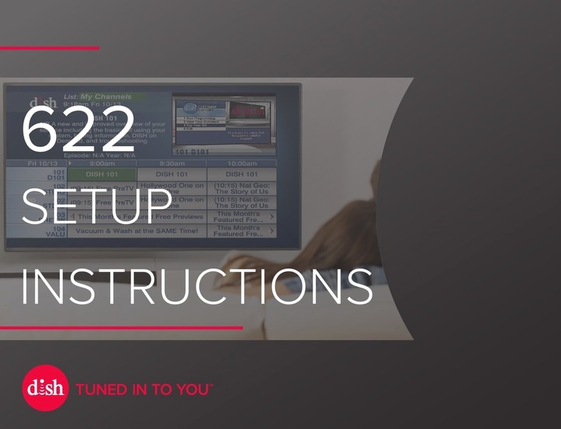 Dish Network 622  guide Manual