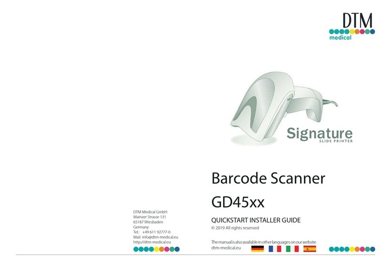 dtm Signature GD45 Series Instructions for use