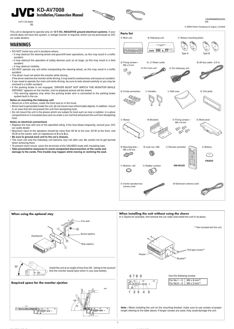 JVC KD-AV7008 Guide