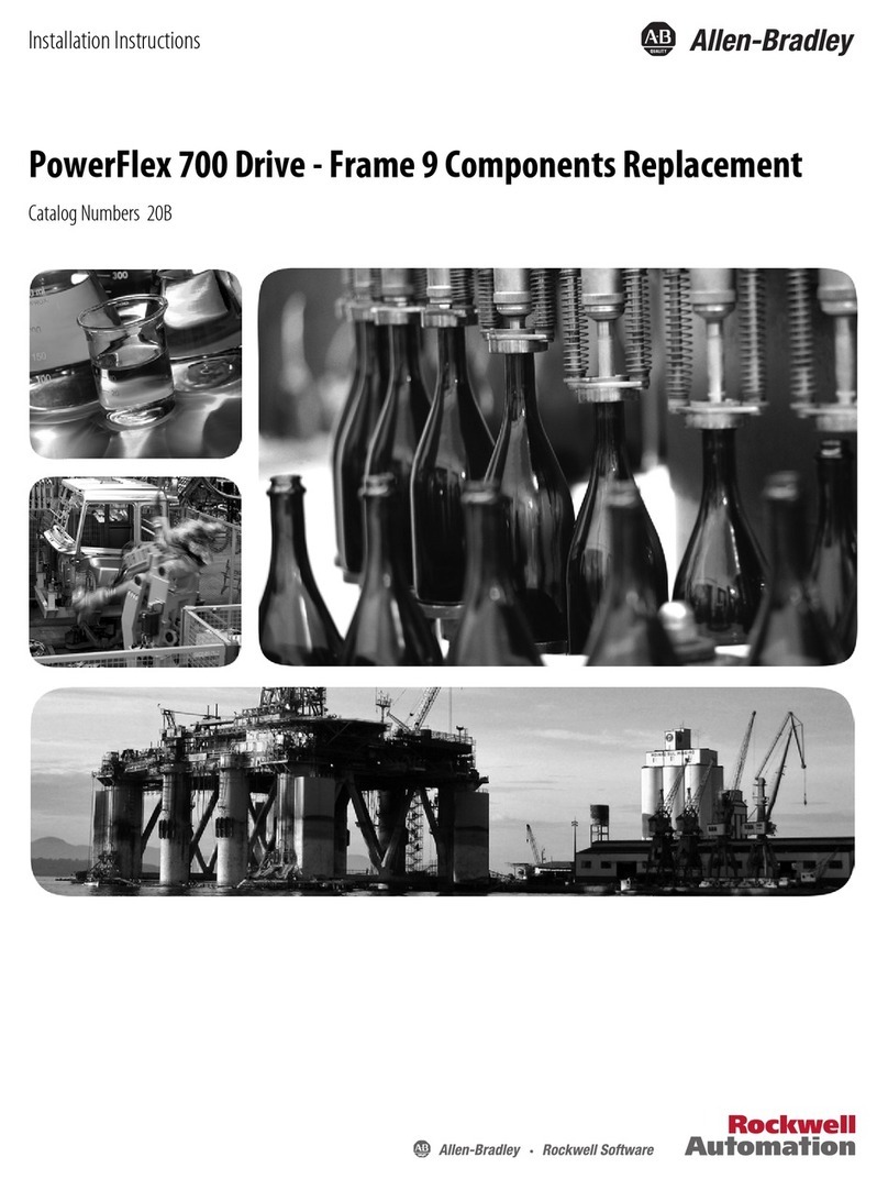 Rockwell Automation Allen-Bradley PowerFlex 700 Drive Frame 9 installation instructions Rockwell Automation Allen-Bradley PowerFlex 700 Drive Frame 9 installation instructions