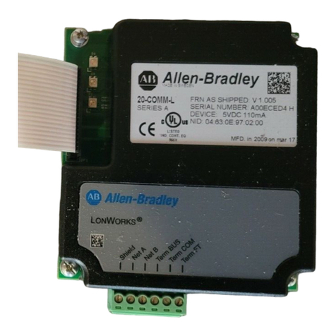 Rockwell Automation Allen-Bradley PowerFlex 20-COMM-L user manual Rockwell Automation Allen-Bradley PowerFlex 20-COMM-L user manual