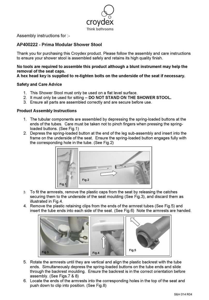 Croydex Prima AP400222 User manual