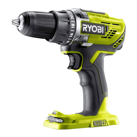 Ryobi R18DD3 User manual