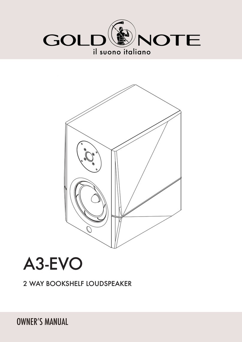 Gold Note A3-EVO User manual