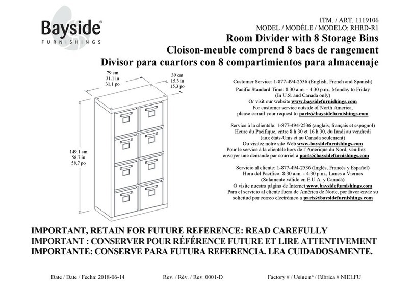 Bayside RHRD-R1 User manual