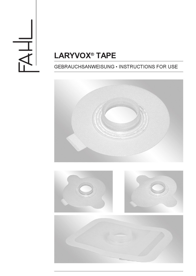 Fahl LARYVOX TAPE Instructions for use
