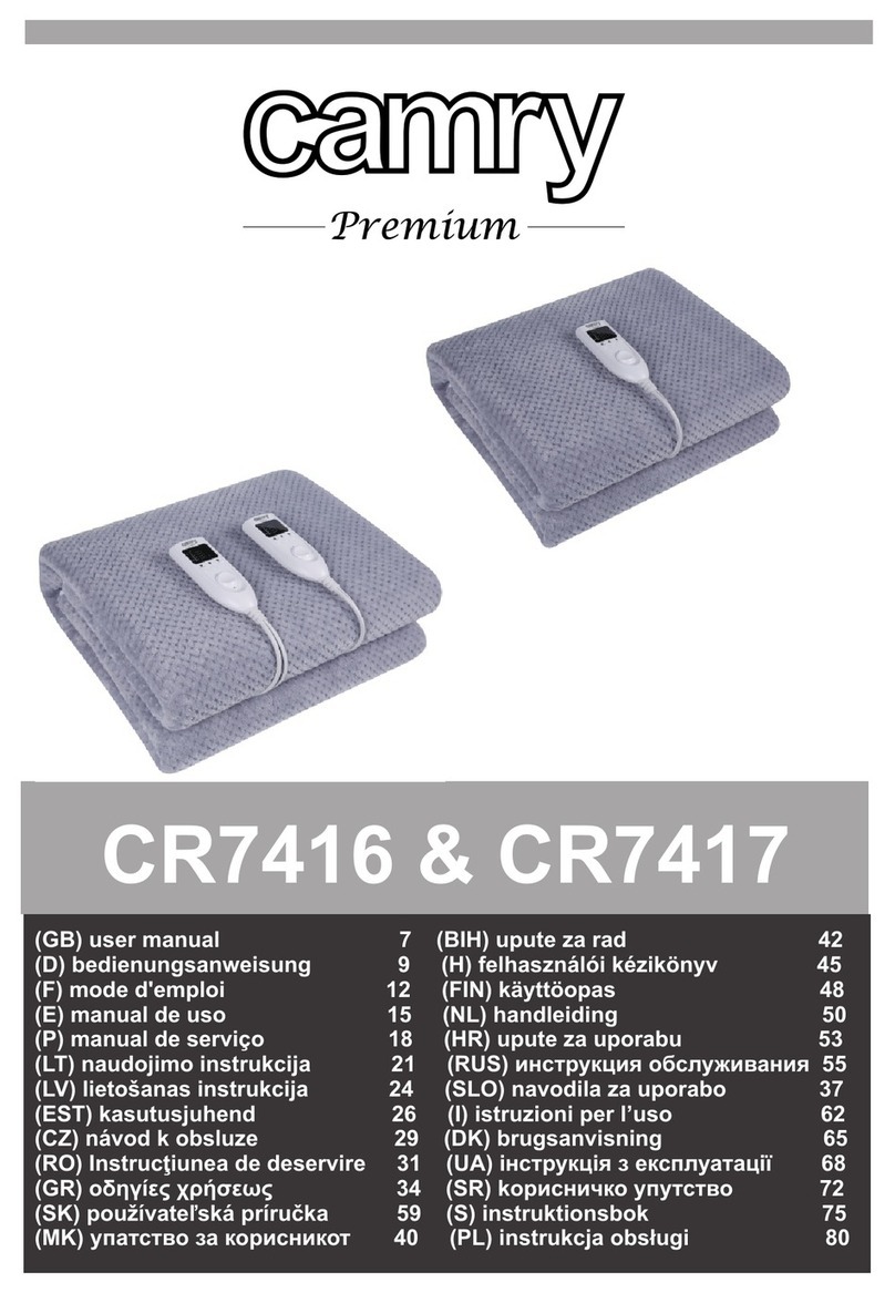 camry CR7416 user manual