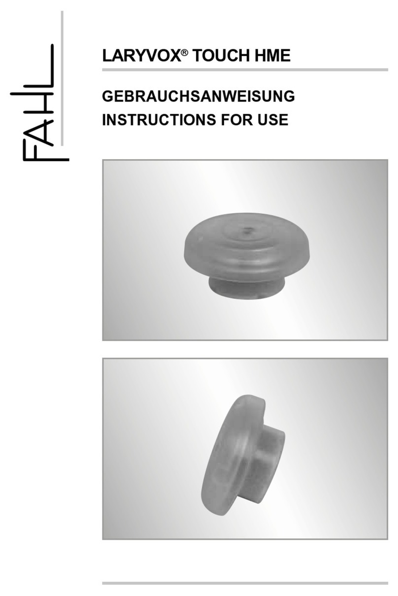 Fahl LARYVOX TOUCH HME Instructions for use