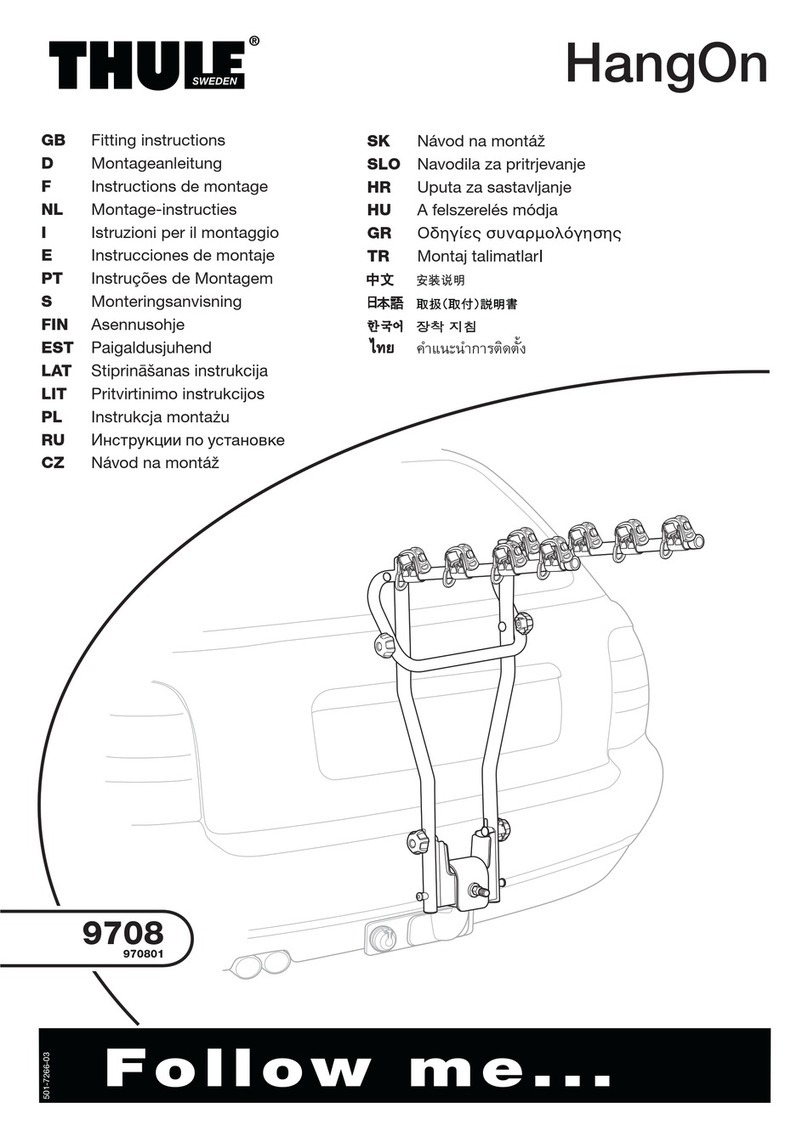 Thule HangOn 9708 Fitting instructions