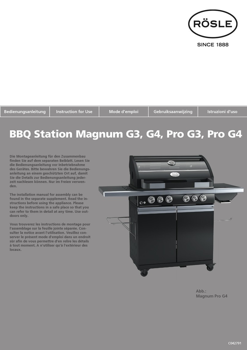 Rosle Magnum G3 Instructions for use Rosle Magnum G3 Instructions for use